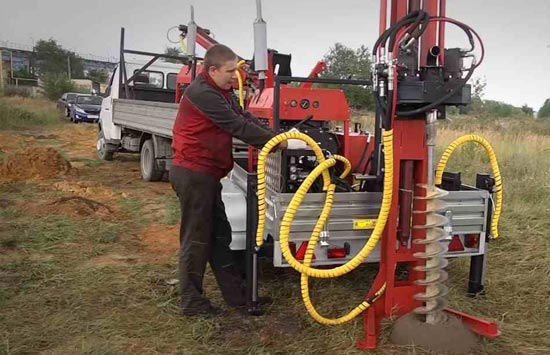 Преимущества бурения шнеком
